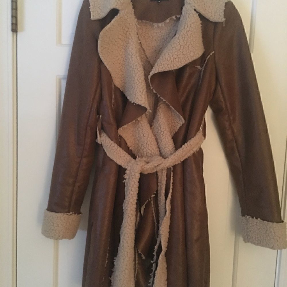 Ryu Anthropologie Faux Leather & Shearling